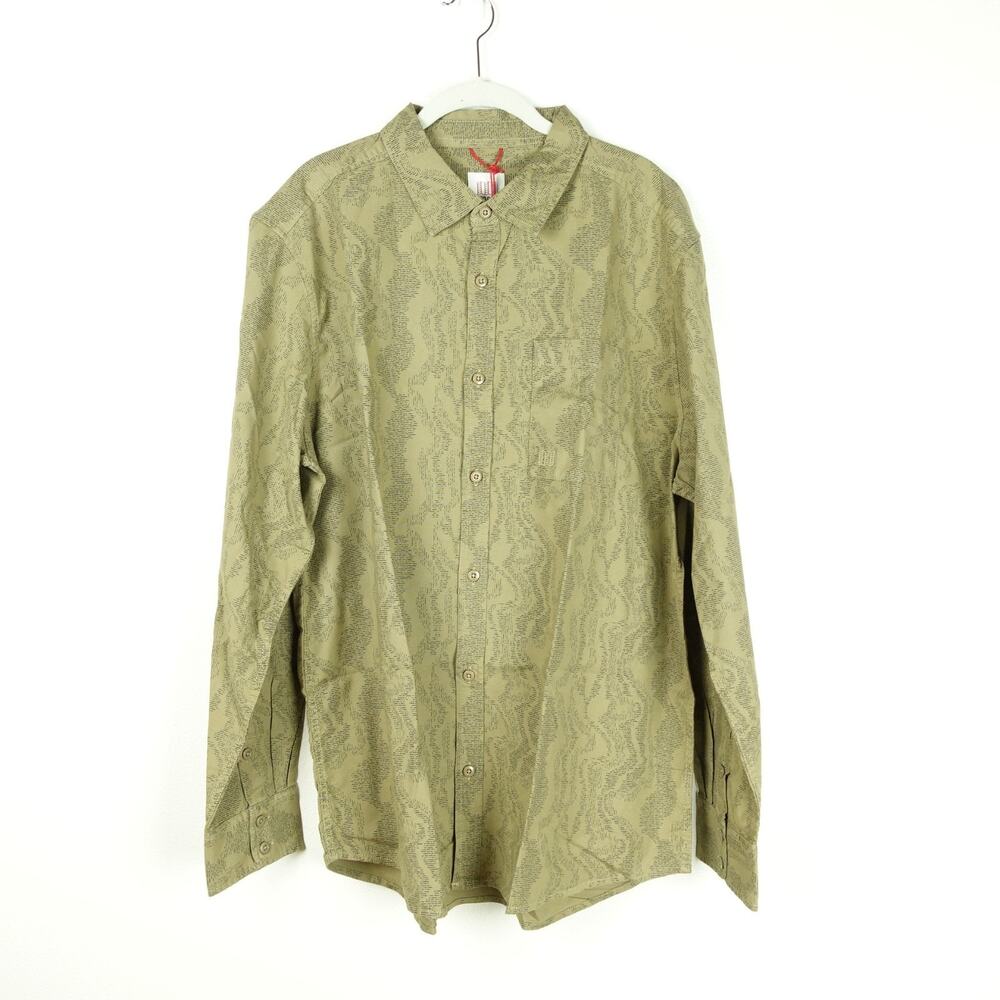 Topo Designs Dirt‎ Desert Shirt SZ XXL Organic Cotton Sustainable Outdoor NWT